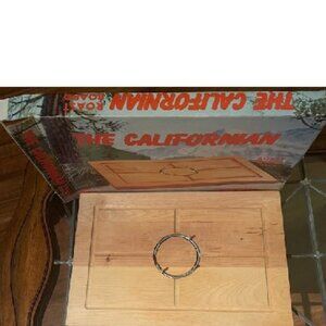 Vintage Roast Board and Carving Block Original Box Californian